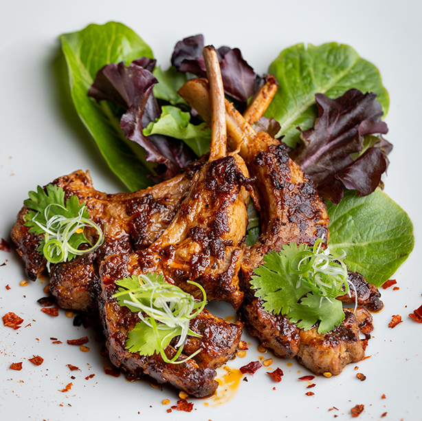 Signature Triple Miso Lamb Chop — Kazan Beverly Hills