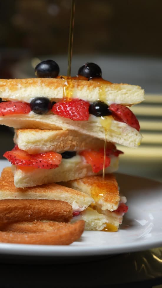 Chef Ryu’s Signature Fruit Sando — Kazan Beverly Hills